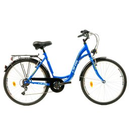 Bicicleta de oras DHS Citadinne 26 inch, marime L, albastru