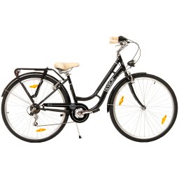 Bicicleta de oras Devron Grazia 6S Retro 28 inch, marimea M, negru