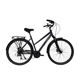 Bicicleta trekking Kreidler LD 28 inch, marimea M, negru