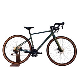 Bicicleta gravel Devron 1.0 28 inch, marime M, verde, aluminiu