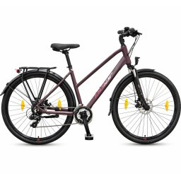 Bicicleta de oras Polar Forester Comp Lady 28 inch, marimea L, mov