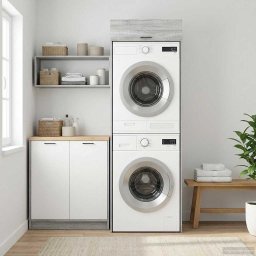 Dulap pentru masina de spalat Gri Sonoma 67,5 x 68 x 200 cm GartenMobel Dekor