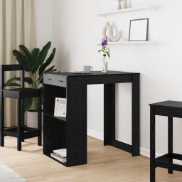 Masa de bar Stejar Negru 102 x 70 x 103,5 cm Lemn compozit GartenMobel Dekor