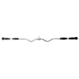 Bara curbata fitness inSPORTline A4812 cu prize antiderapante, 123 cm