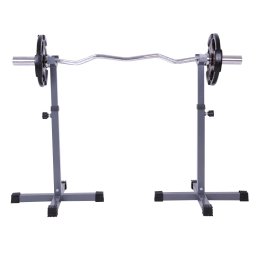Suport bara reglabil pentru fitness inSPORTline PW10, set 2 buc