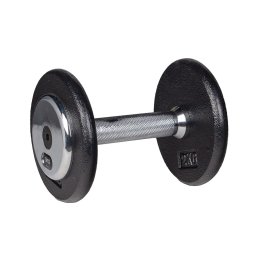 Gantera fixa profesionala inSPORTline 5 kg din fonta cu maner antiderapant