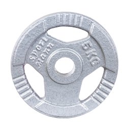Disc greutate 5 kg Sportmann din fier, cu manere ergonomice, 51 mm