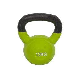 Kettlebell din vinil 12 kg Sportmann, cu maner ergonomic