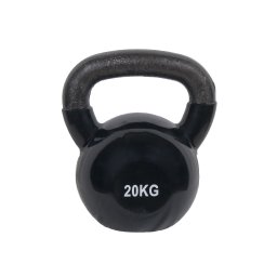 Gantera kettlebell Sportmann 20 kg din fier cu invelis din vinil