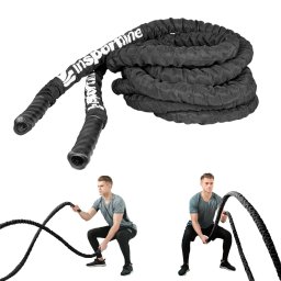 Franghie battle rope inSPORTline Wave Rope 15 m x 5 cm pentru CrossFit