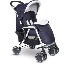 Carucior sport pliabil Plebani City, albastru inchis, 0-36 luni