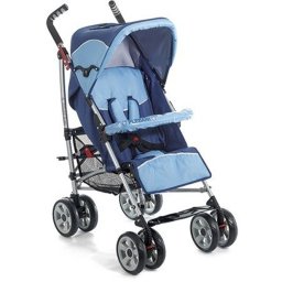 Carucior sport Plebani Linus albastru pliabil, 6-36 luni, 8.5 kg