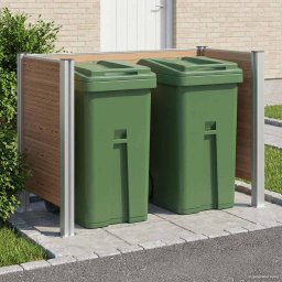 Imprejmuire pentru Cos de Gunoi Maro 161 x 85 x 115 cm GartenMobel Dekor