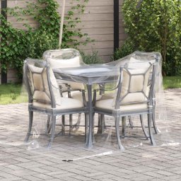 Husa pentru plante Transparent 2 x 2 m PVC GartenMobel Dekor