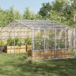 Husa pentru plante Transparent 4 x 4 m PVC GartenMobel Dekor