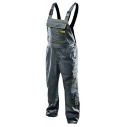 Pantalon cu pieptar de lucru Topmaster, marimea L, gri