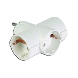 Triplu stecher Schuko MK Makalon cu 3 prize pentru uz casnic