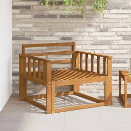 Canapea Medie pentru Exterior Lemn Solid de Acacia natural GartenMobel Dekor