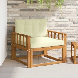 Canapea Medie pentru Exterior Lemn Solid de Acacia natural GartenMobel Dekor