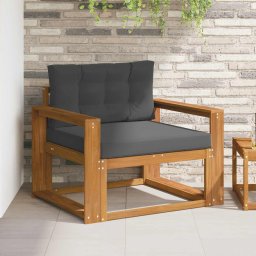 Canapea Medie pentru Exterior Lemn Solid de Acacia natural GartenMobel Dekor