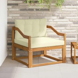 Canapea Medie pentru Exterior Lemn Solid de Acacia natural GartenMobel Dekor