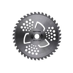 Disc motocoasa 40T cu vidia si aripioare 255x25,4x1,3 mm ROTOR