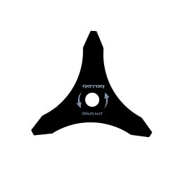 Disc motocoasa stea 3T ROTOR 255x25,4x1,6 mm pentru vegetatie densa