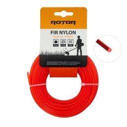 Fir nylon rotund pentru motocoasa 1,3 mm x 15 m ROTOR
