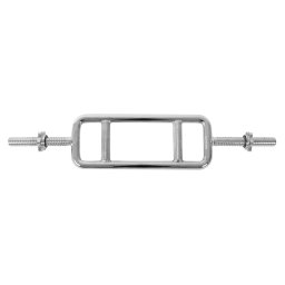 Bara triceps olimpica 86 cm Sportmann, otel cromat, 30 mm