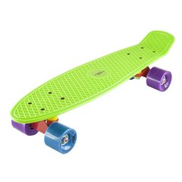 Penny board Nils Extreme Basic verde, 58 cm, roti PU, ABEC 5