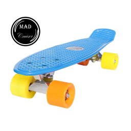 Penny board Mad Cruiser Original albastru cu rulmenti ABEC 7