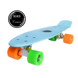 Penny board Mad Cruiser Original albastru deschis, 57 cm, ABEC 7