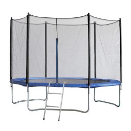 Trambulina Sportmann 244 cm cu plasa de siguranta si scarita