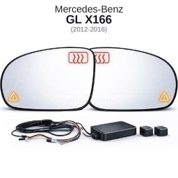 Senzor unghi mort Mercedes-Benz GL X166 2012-2016 cu oglinda dedicata