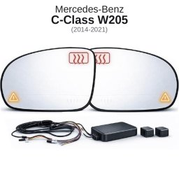 Senzor unghi mort Mercedes C-Class W205 2014-2021 cu oglinda dedicata