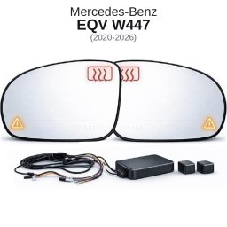 Senzor unghi mort dedicat Mercedes-Benz EQV W447 2020-2026 cu oglinda