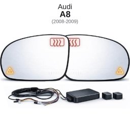 Senzor unghi mort dedicat Audi A8 2008-2009 cu oglinda si LED