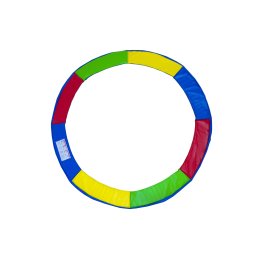 Protectie pentru arcuri trambulina 244 cm, multicolor, montaj rapid