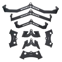 Set accesorii helcometru Sportmann, 8 piese pentru fitness si forta