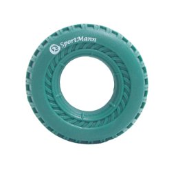 Flexor din cauciuc pentru mana 18 kgF Sportmann, verde, antialunecare