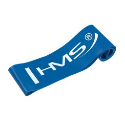 Banda elastica fitness HMS GU04 albastra pentru antrenament si recuperare