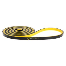 Banda elastica fitness HMS GU06, rezistenta 4.5-13.5 kg, galben/negru