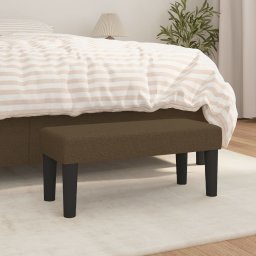 Banca, maro închis, 70x30x30 cm, textil GartenMobel Dekor