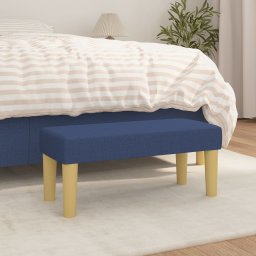 Banca, albastru, 70x30x30 cm, textil GartenMobel Dekor