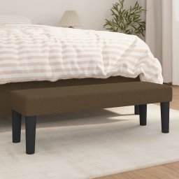 Banca, maro închis, 100x30x30 cm, textil GartenMobel Dekor