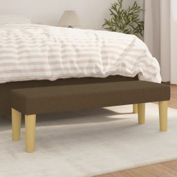Banca, maro închis, 100x30x30 cm, textil GartenMobel Dekor