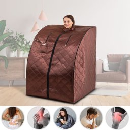 Sauna portabila cu infrarosu inSPORTline Mufera, pliabila, 60°C