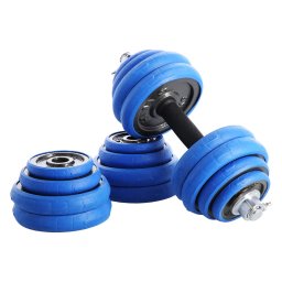 Set gantere si haltera reglabila 30 kg HMS pentru antrenament acasa
