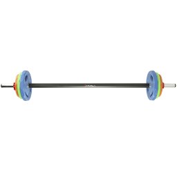 Set haltera pump reglabila HMS SBP22, 20 kg, cu discuri cauciucate