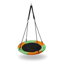 Leagan de gradina tip cuib Nils NB5003, 90 cm, 150 kg, orange/verde